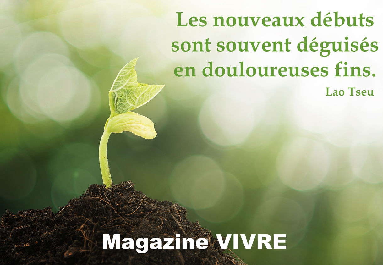 Les nouveaux débuts sont souvent déguisés en douloureuses fins