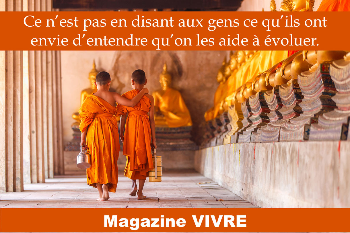 Ce n'est pas en disant aux gens ce qu'ils ont envie d'entendre...