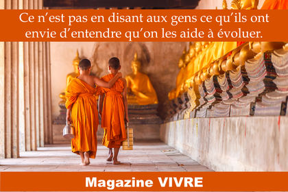 Ce n'est pas en disant aux gens ce qu'ils ont envie d'entendre...