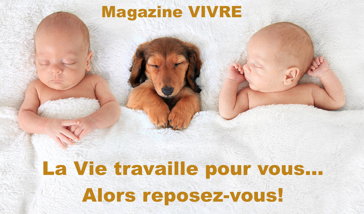 La Vie travaille pour vous...